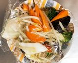 レンジもやし入きな粉ケチャ麺汁味甘酢酢豚作り方12写真