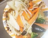 レンジもやし入きな粉ケチャ麺汁味甘酢酢豚作り方13写真