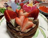 朝のフルーツ 12月 ハート型の苺♡作り方5写真
