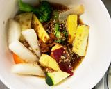 根菜茄子簡単コク旨梅炒め味温野菜サラダ作り方13写真