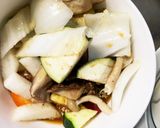 根菜茄子簡単コク旨梅炒め味温野菜サラダ作り方14写真