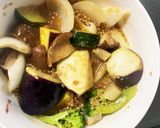 根菜茄子簡単コク旨梅炒め味温野菜サラダ作り方16写真