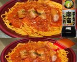 美味ドレヤム南蛮ナンプラーFトマトパスタ作り方2写真