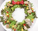 グリル野菜で作るクリスマスリースサラダ♪作り方3写真