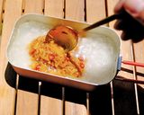 メスティンでガーリックライス/キャンプ飯作り方2写真