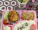 使い捨て容器に詰める差し入れ弁当…昼1作り方7写真