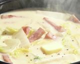 ポカポカ♪白菜の豆乳クリーム鍋【食遺産】作り方8写真