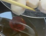 里芋と九条ねぎで卵とじ作り方6写真