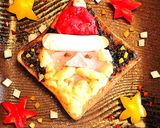 甘くない❗焼いても可愛い❤サンタトースト作り方9写真