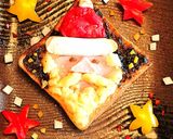 甘くない❗焼いても可愛い❤サンタトースト作り方9写真
