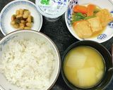 【病院】厚あげ含め煮【朝食】作り方4写真