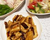 鶏ひき肉で焼き鳥(ネギ身)風作り方7写真
