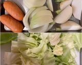 野菜たっぷりトマトチーズ鍋作り方1写真