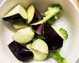 レンジ肉無豆腐きな粉味噌ケチャ味野菜炒め作り方8写真