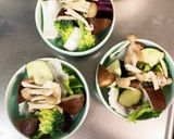 レンジ肉無豆腐きな粉味噌ケチャ味野菜炒め作り方11写真
