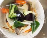 レンジ肉無豆腐きな粉味噌ケチャ味野菜炒め作り方13写真
