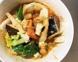 レンジ肉無豆腐きな粉味噌ケチャ味野菜炒め作り方15写真