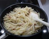 細切りポテトとベーコンのグラタン。作り方5写真