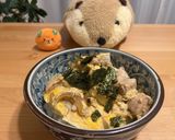 麺つゆで簡単！鶏むね肉のふんふわ親子丼！作り方6写真