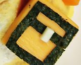 6歳誕生日☆マイクラオムライス【覚書】作り方2写真