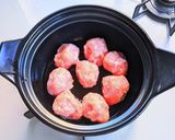 ベーコンつくねのシチュー鍋作り方8写真