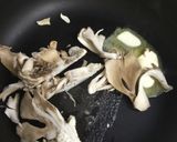スズキのムニエル、キノコ添え作り方8写真