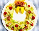 クリスマスに☆家にあるものでリースサラダ作り方8写真