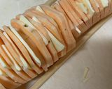 さつま芋とブロッコリーのチーズオイル焼き作り方1写真