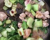 鶏とチンゲン菜の中華炒め作り方3写真