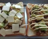 さんま蒲焼トースト作り方4写真