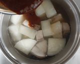 ☆調味料比覚書☆ぶりと大根の赤みそ煮作り方6写真