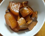 ☆調味料比覚書☆ぶりと大根の赤みそ煮作り方9写真