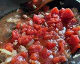 塩不使用の鹿肉トマトソースパスタ作り方4写真