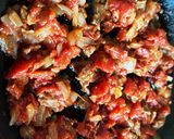 塩不使用の鹿肉トマトソースパスタ作り方7写真