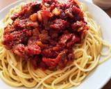 塩不使用の鹿肉トマトソースパスタ作り方9写真
