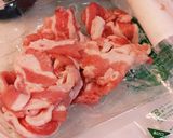 胡麻味噌豚丼。作り方1写真