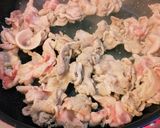 胡麻味噌豚丼。作り方3写真