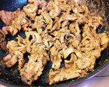 胡麻味噌豚丼。作り方6写真