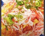 ふわふわな豆腐の卵焼き♪カニカマあん♪作り方9写真