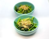 春菊に鰹節とポン酢をかけるだけ!作り方5写真