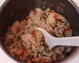 福豆塩昆布ご飯作り方3写真