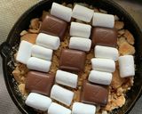 チョコプリンのスモアケーキ作り方7写真