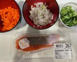 離乳食後期　鮭とキノコの炊き込みご飯作り方1写真