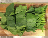 ほうれん草とふわふわ卵のバター炒め♪作り方1写真