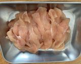 鶏ムネのミルフィーユ揚げ♪作り方1写真