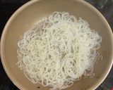 明太子と豆腐クリームの白滝パスタ風作り方3写真