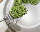 クリスマスリースのジュノベーゼ風パスタ作り方7写真