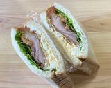 フライドチキンとタルタルソースでサンド作り方9写真