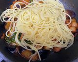 お茄子たっぷりのナポリタンスパゲッティ作り方6写真