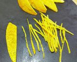細長い柚子皮の切り方作り方4写真